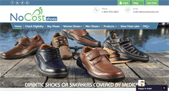 Desktop Screenshot of nocostshoes.com